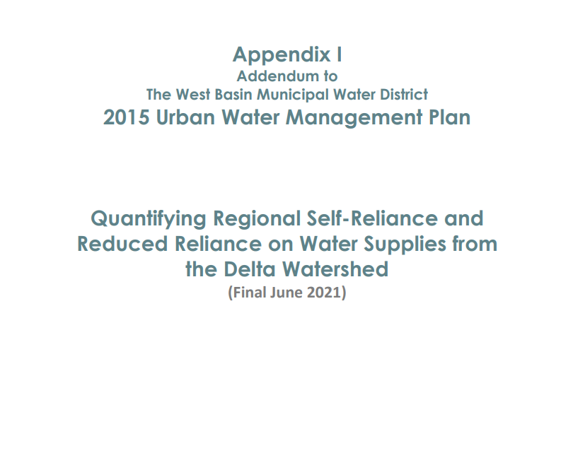 water shortage appendix