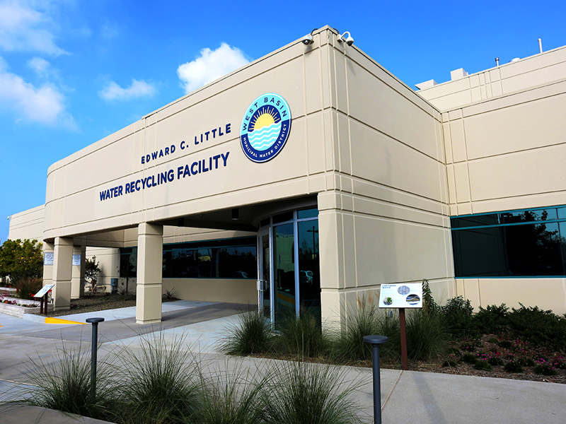 Water Recycling Facility entrance